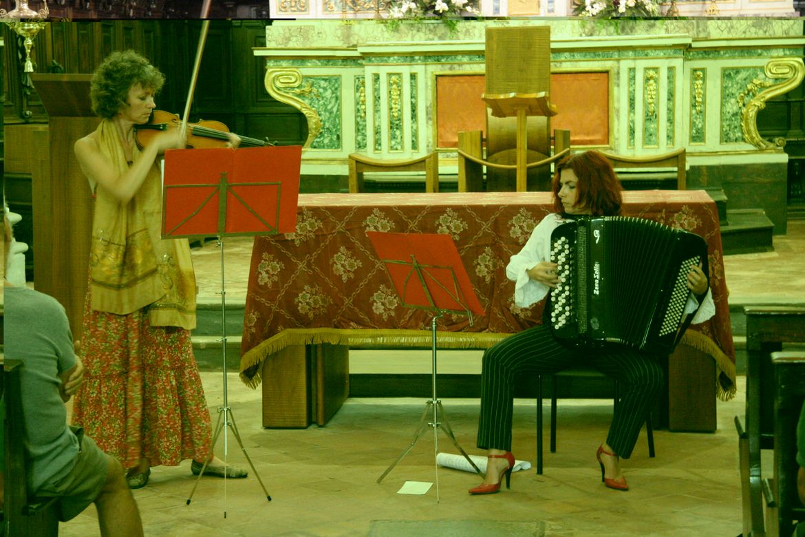 Miranda Cortes, musicista e fisarmonicista