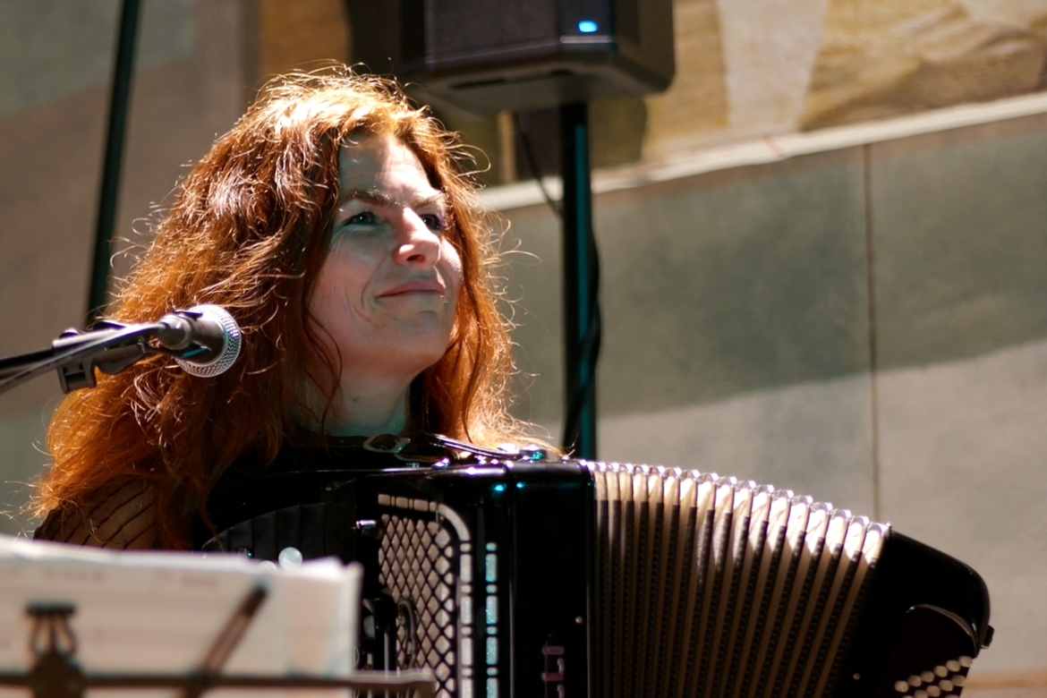 Miranda Cortes, musicista e fisarmonicista